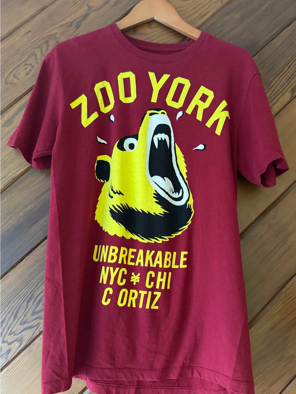 ๐น Zoo York Chaz Ortiz Unbreakable Graphic T-Shirt Menโs Large